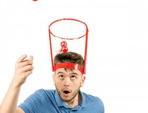 18G042 Basket Case Headband Hoop Game