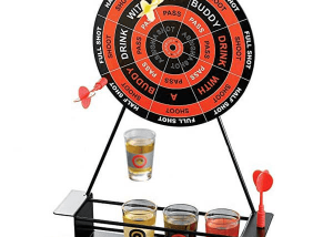 18G048 Shot Glass Darts Bar Game Set