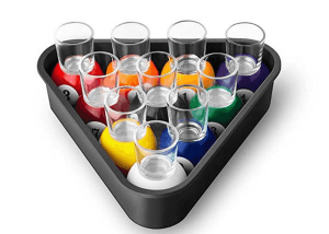 18G051 Final Touch Set of 10 Pool Shot Glasses