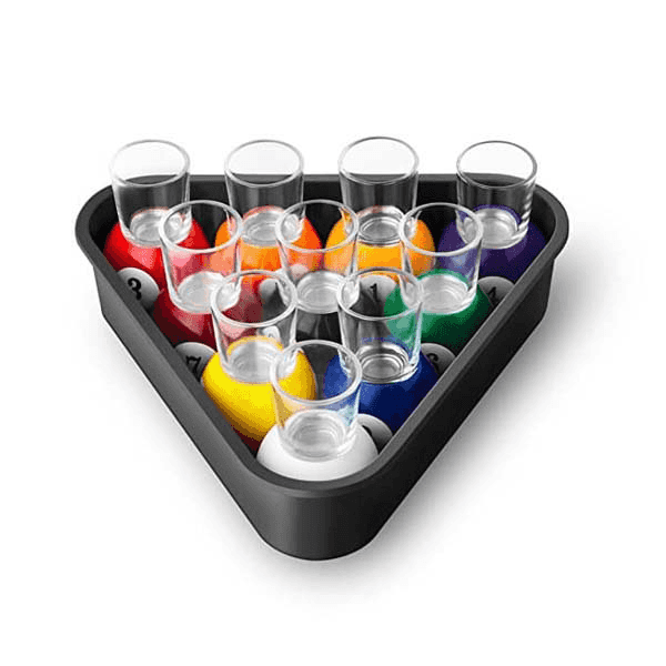 18G051 Final Touch Set of 10 Pool Shot Glasses